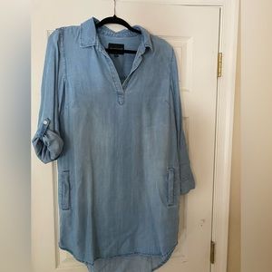 Velvet Heart Denim Shirt Dress